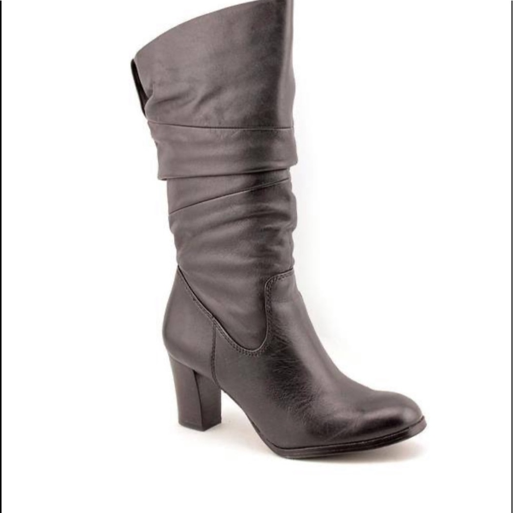 Naturalizer 10M Brown Wide Shaft Boot